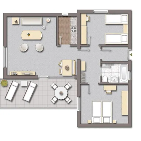 Hébergement de vacances Ferienhaus Kastanie 22 - #127676